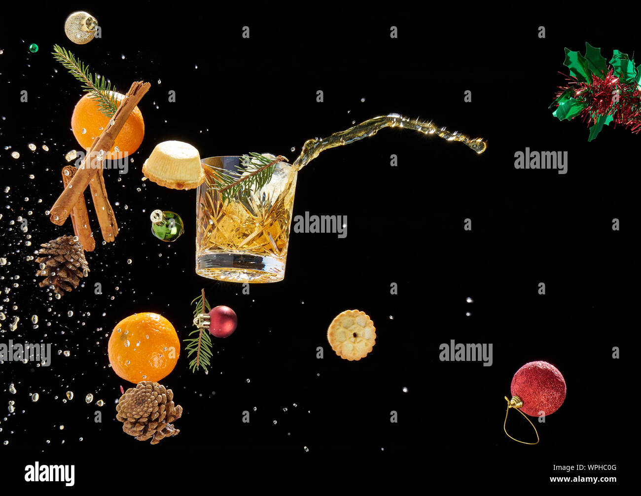 throwing a Christmas party Stock Photo Alamy