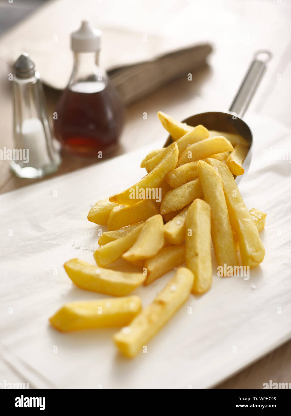 chip shop chips Stock Photo Alamy