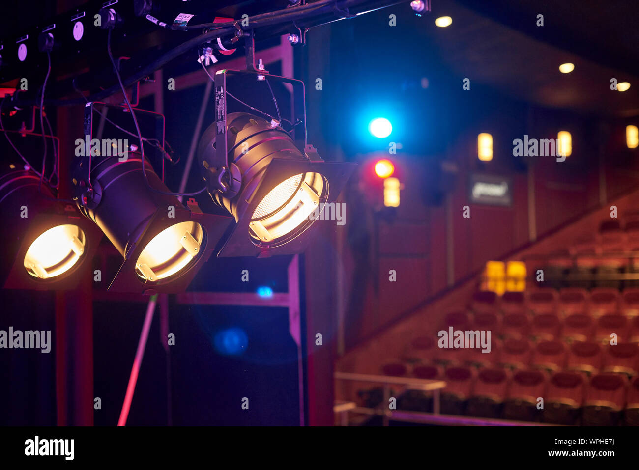 par can theatre lights Stock Photo Alamy