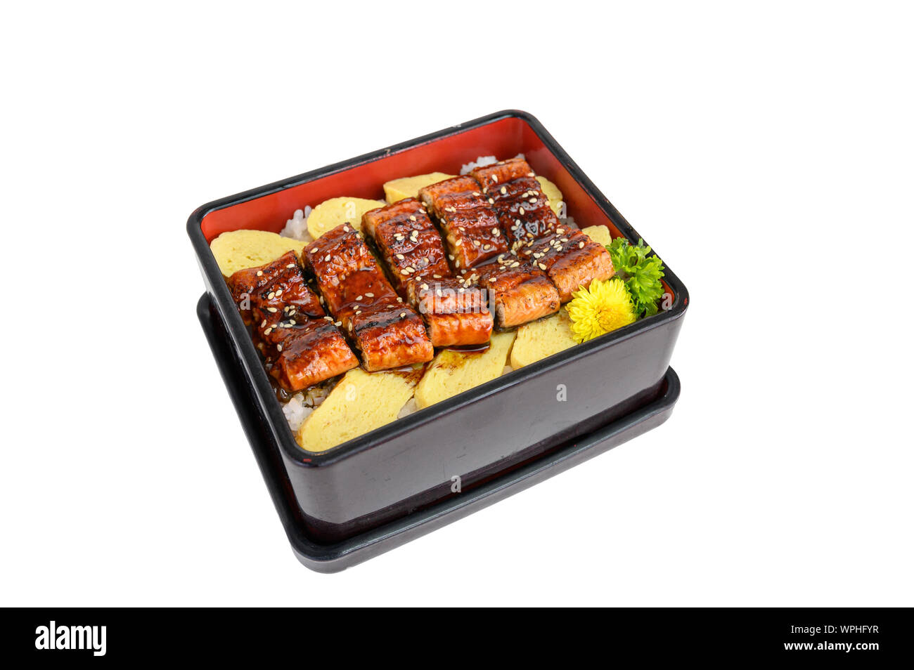 Unagi Don Or Japanese Ell Grilled With Kabayaki Sauce And Tamago In 