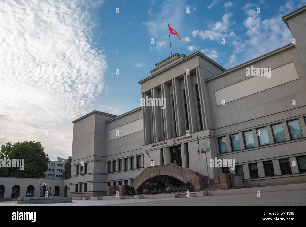 Vytautas the Great War Museum located in Kaunas, Lithuania. Stock Photo