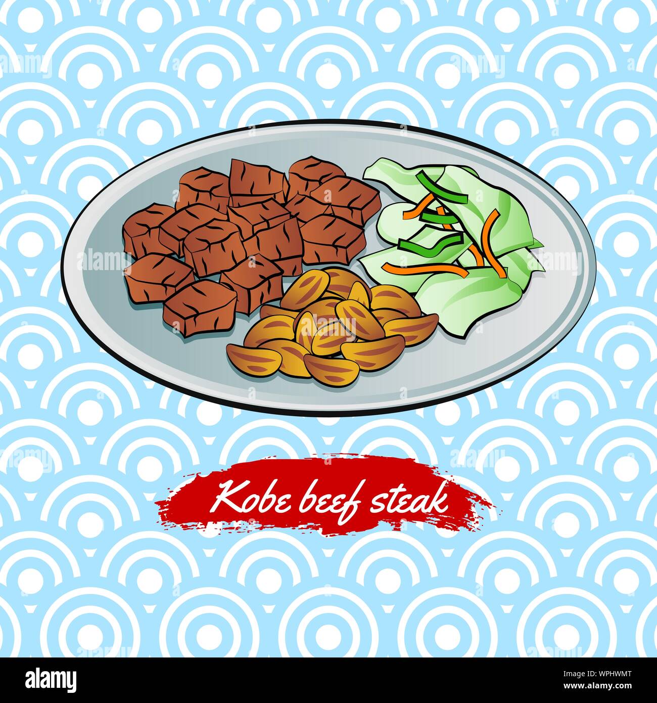 Kobe wagyu Stock Vector Images - Alamy