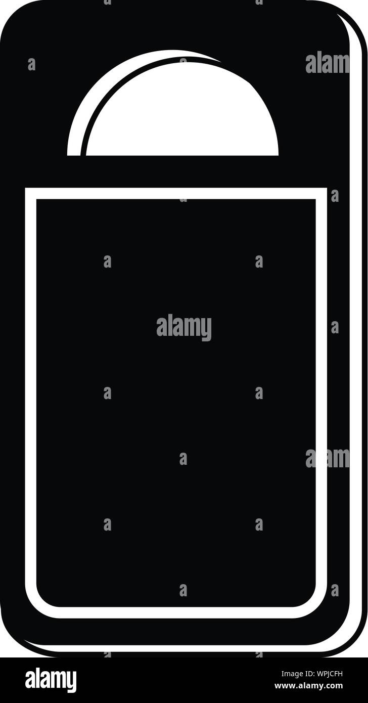 Black door tag icon, simple style Stock Vector Image & Art - Alamy