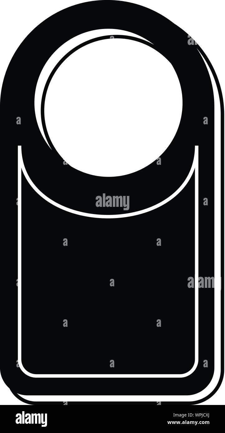 Travel door tag icon, simple style Stock Vector Image & Art - Alamy