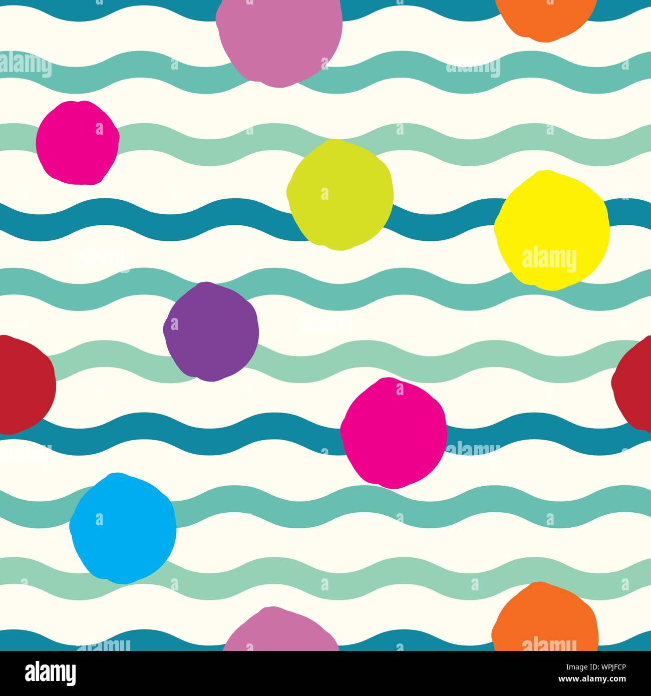 Geometric Shapes In Vector Seamless Pattern Stock Vector Image & Art ...
