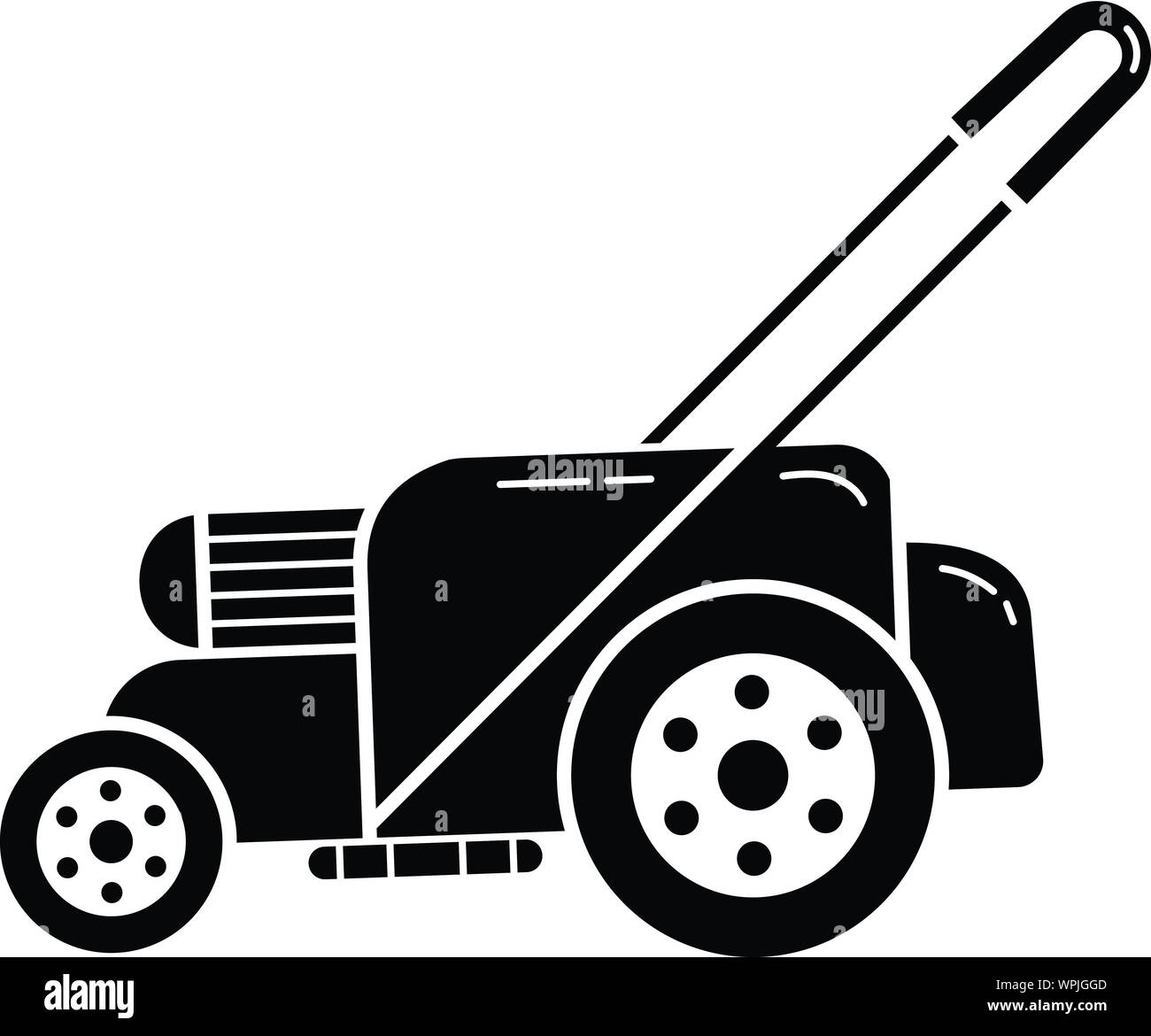 Motor grass cutter icon, simple style Stock Vector Image & Art - Alamy