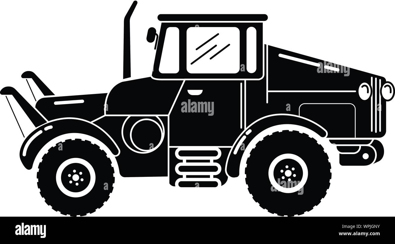 Farm field tractor icon, simple style Stock Vector Image & Art - Alamy