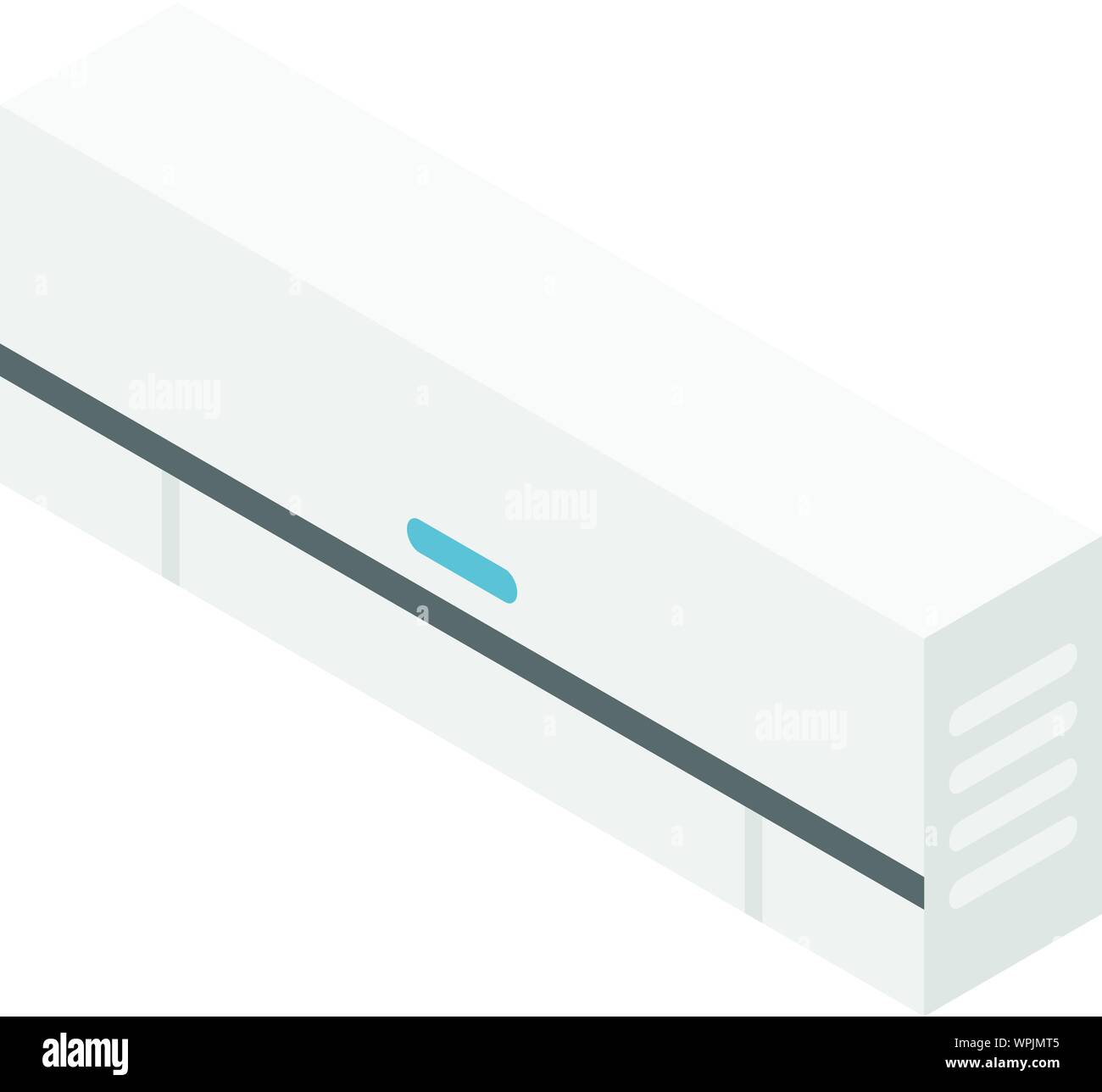 Air conditioner icon, isometric style Stock Vector