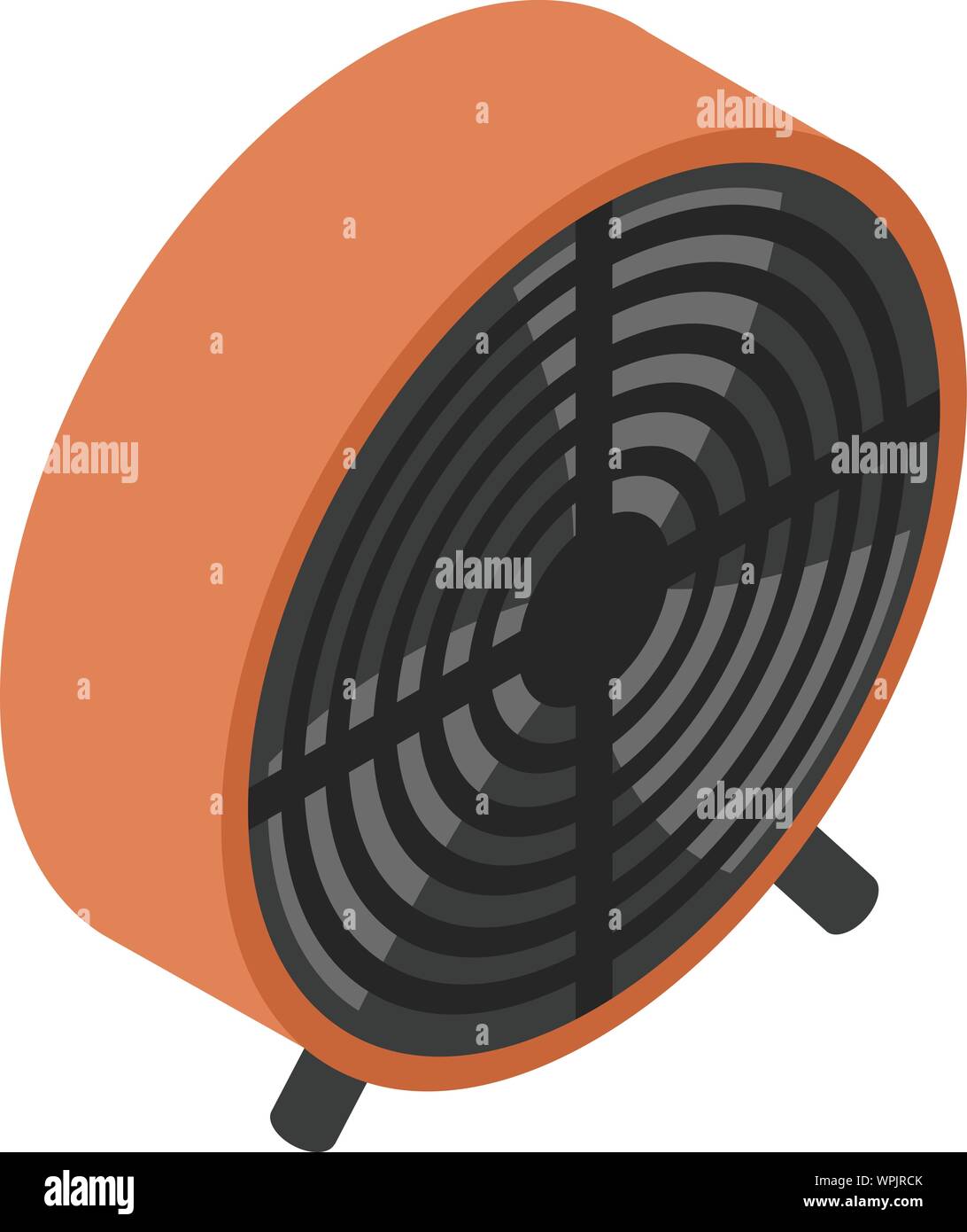 Plastic ventilator icon, isometric style Stock Vector