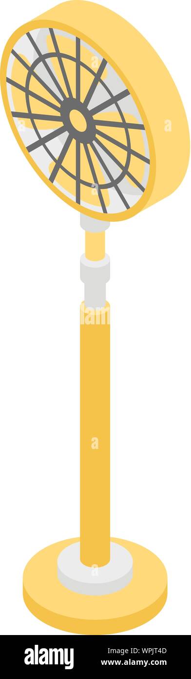 Home ventilator icon, isometric style Stock Vector