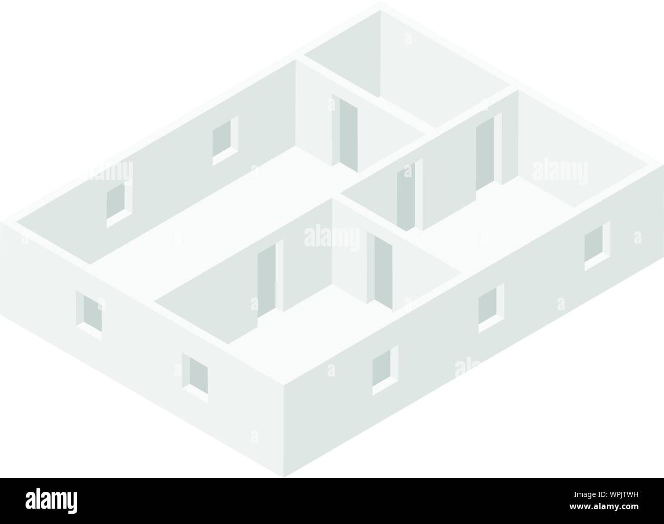 Office room plan icon, isometric style Stock Vector Image & Art - Alamy