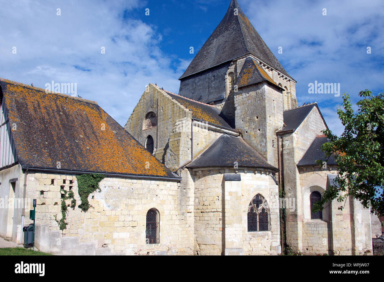 Saint Etienne Church Villandry Indre-et-Loire France Stock Photo