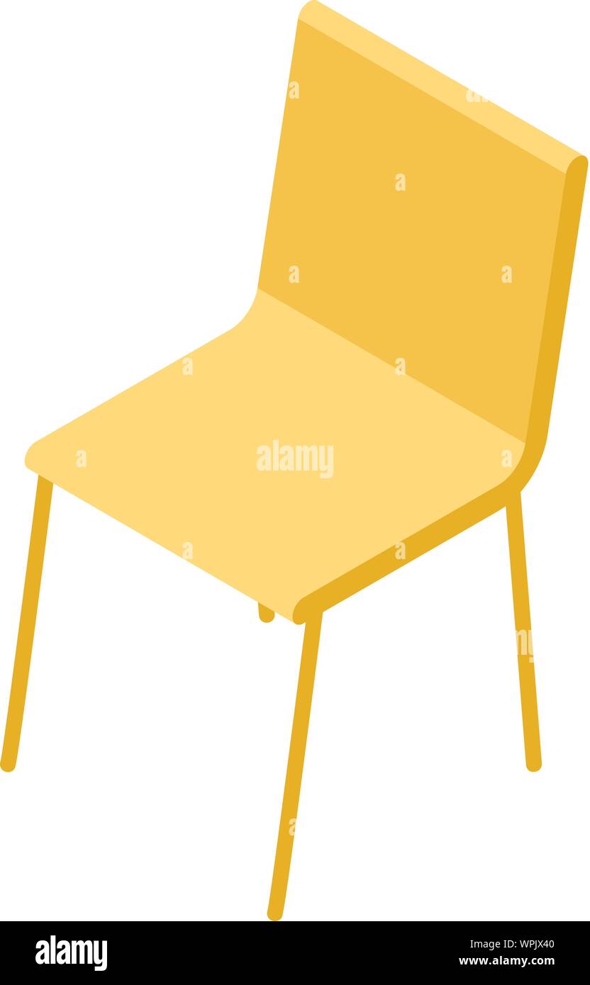 Yellow chair icon, isometric style Stock Vector Image & Art - Alamy