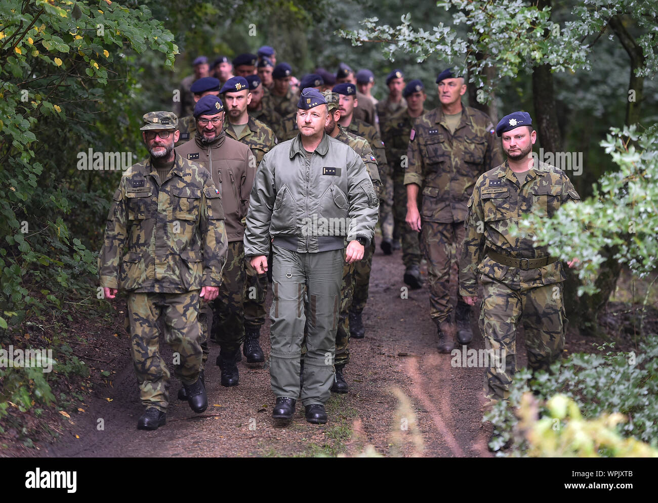 Kuroslepy South Moravia 9th Sep 19 Kuroslepy South Moravia 9th Sep 19 Czech English Soldiers From The Nearby Namest Nad Oslavou Base Today Remembered The Six British Troops Who Died In A