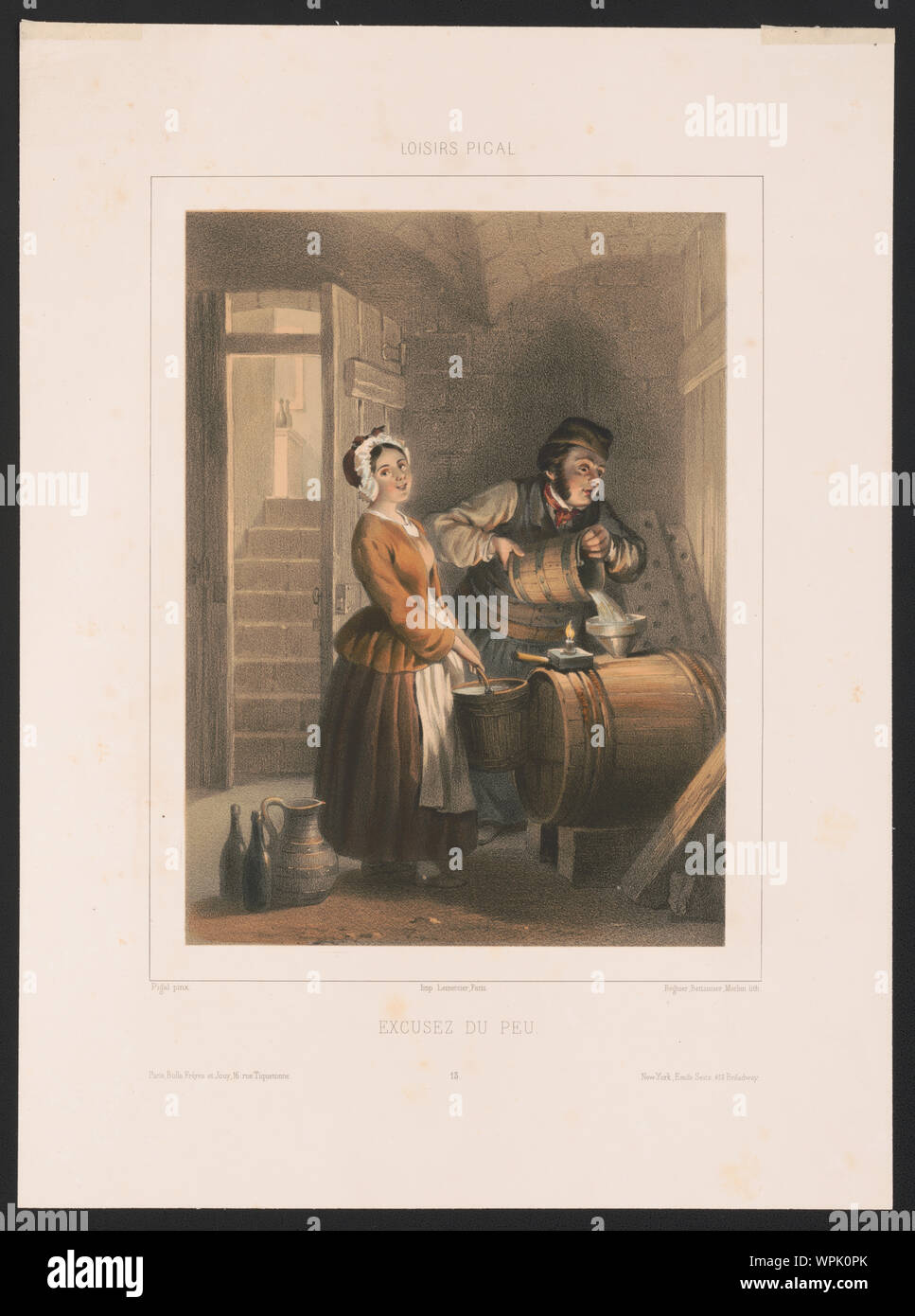 Loisirs pigal. Excusez du peu Stock Photo Alamy