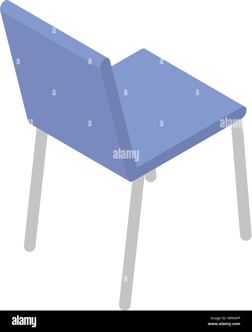 Plastic chair icon, isometric style Stock Vector Image & Art - Alamy