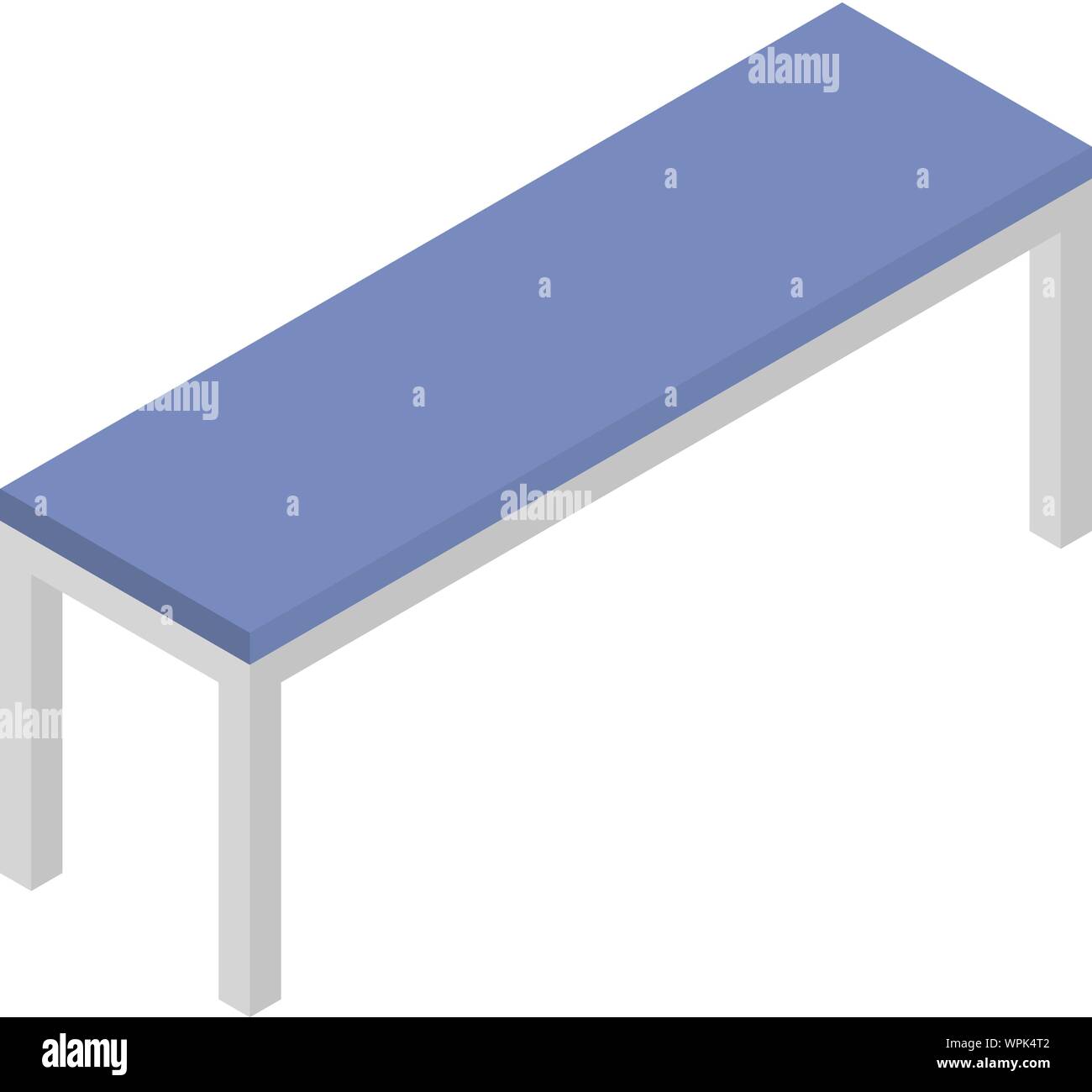 Long metal chair icon, isometric style Stock Vector Image & Art Alamy