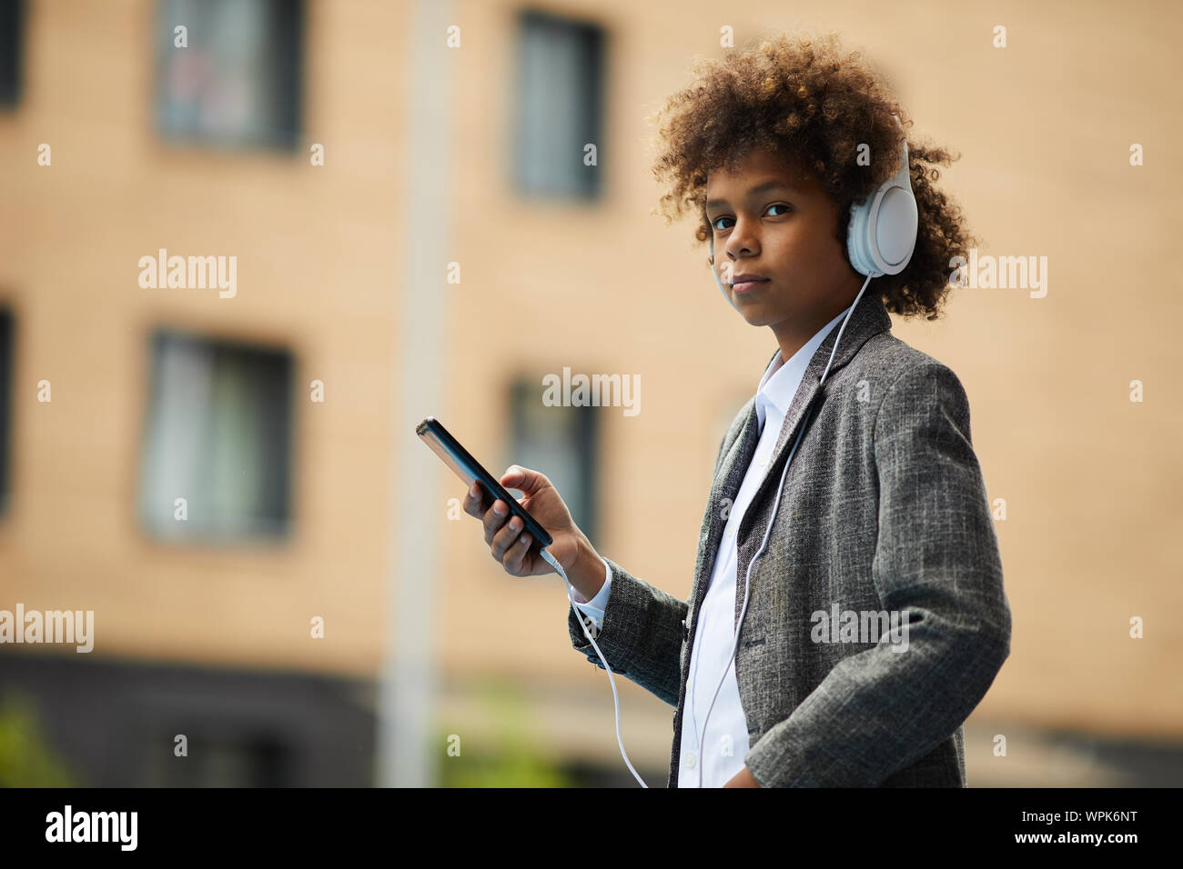 African american boy wearing phone hi-res stock photography and images ...