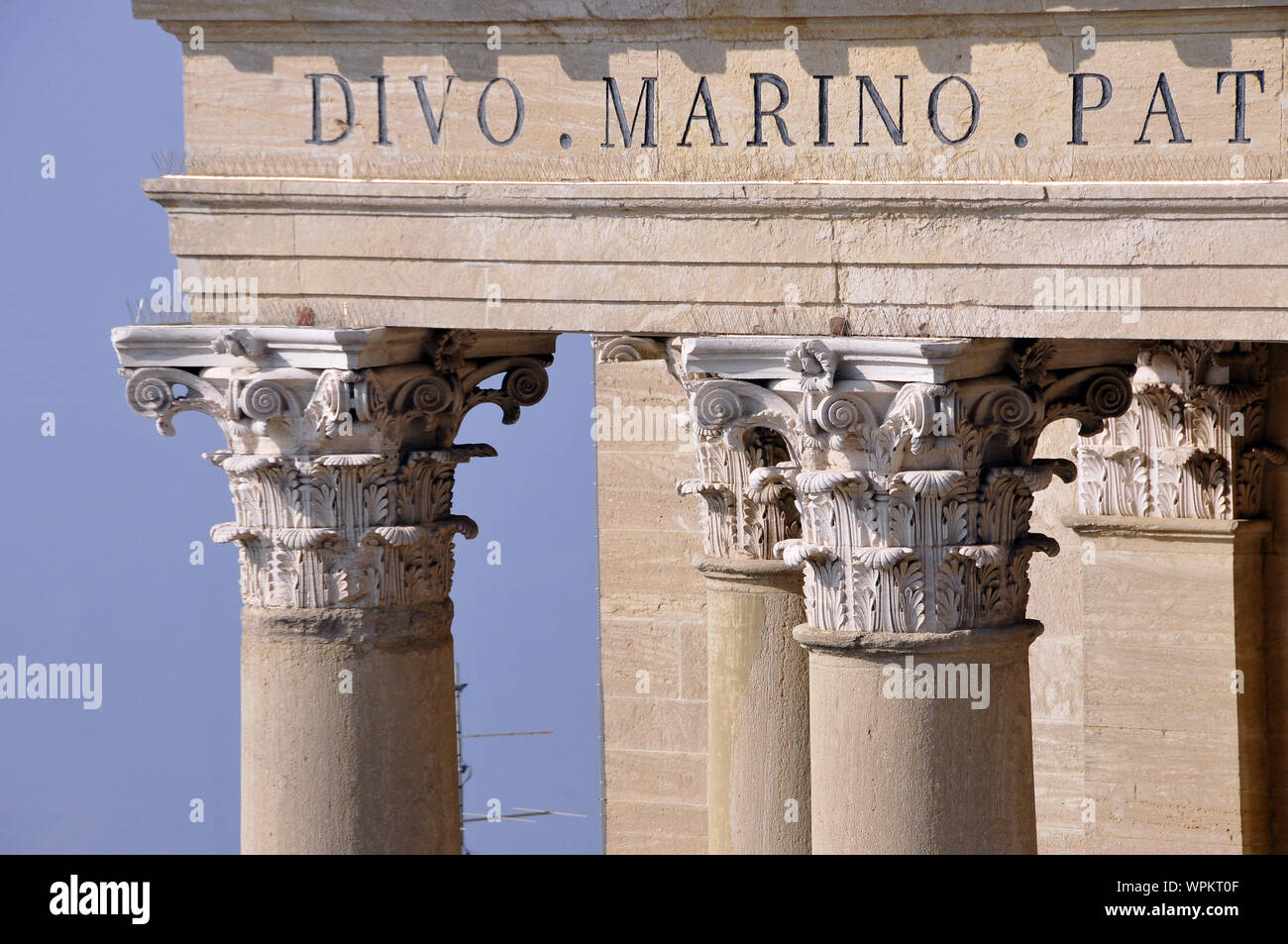 Basilica di San Marino, Basilica del Santo, San Marino, Europe Stock