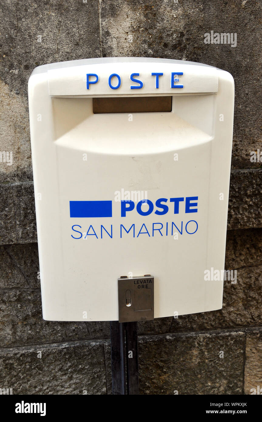 mailbox, San Marino, Europe Stock Photo - Alamy