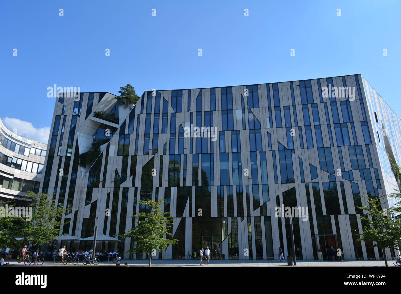 Kö-Bogen building in the Beautiful city of Duesseldorf in Germany Stock Photo