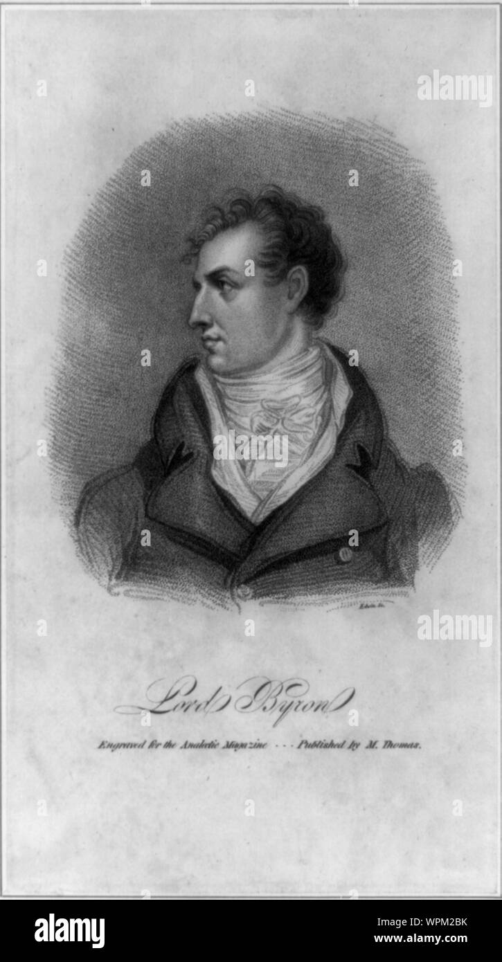 Lord Byron   Edwin, Sc Stock Photo - Alamy