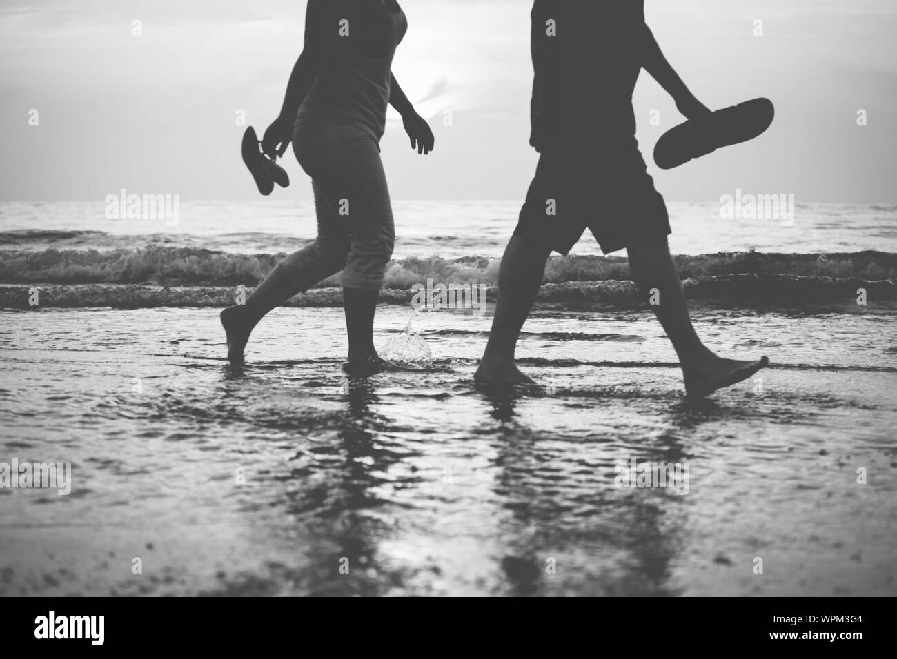 Two people the beach hires stock