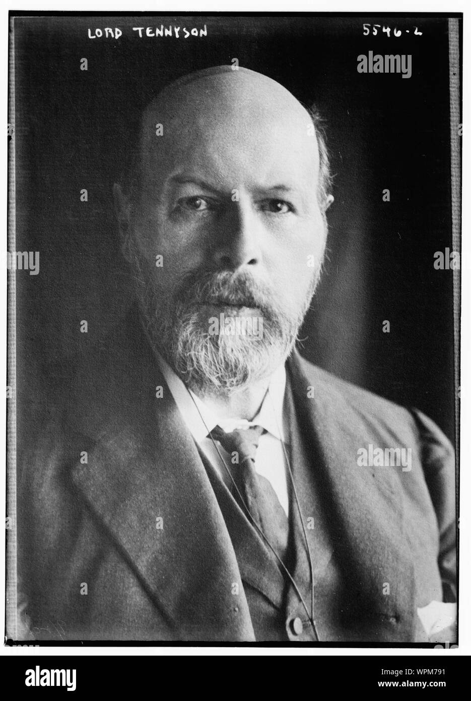 Lord Tennyson Stock Photo
