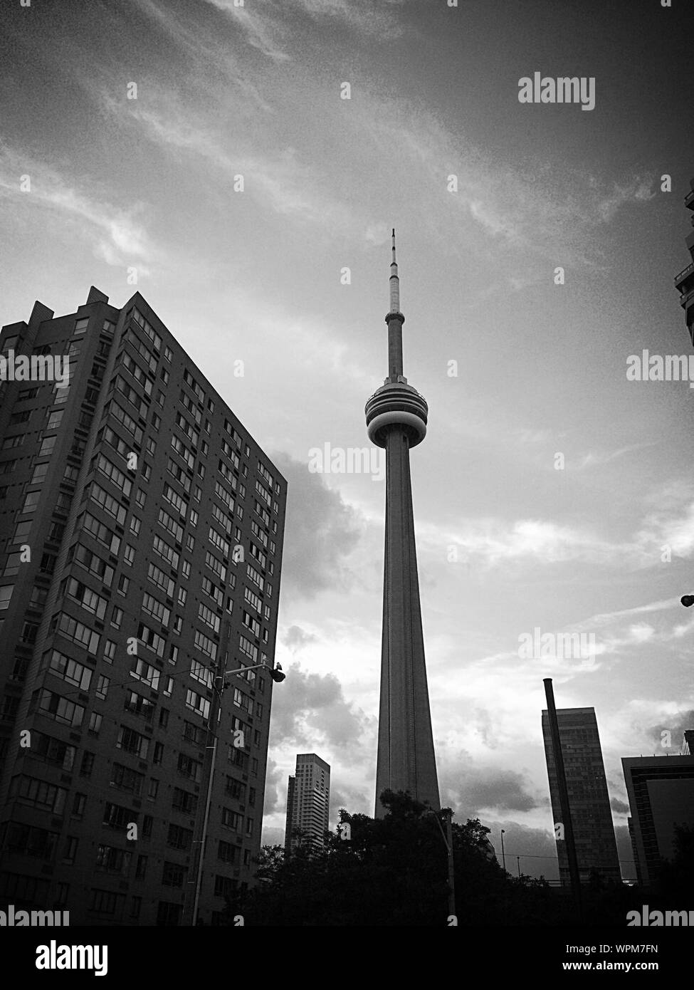 Cn Tower Black and White Stock Photos & Images - Alamy