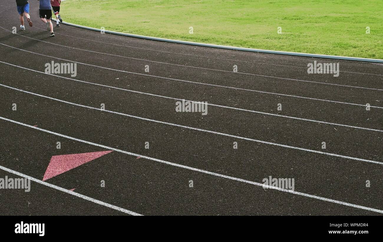 Grass Running Track Hi Res Stock Photography And Images Alamy