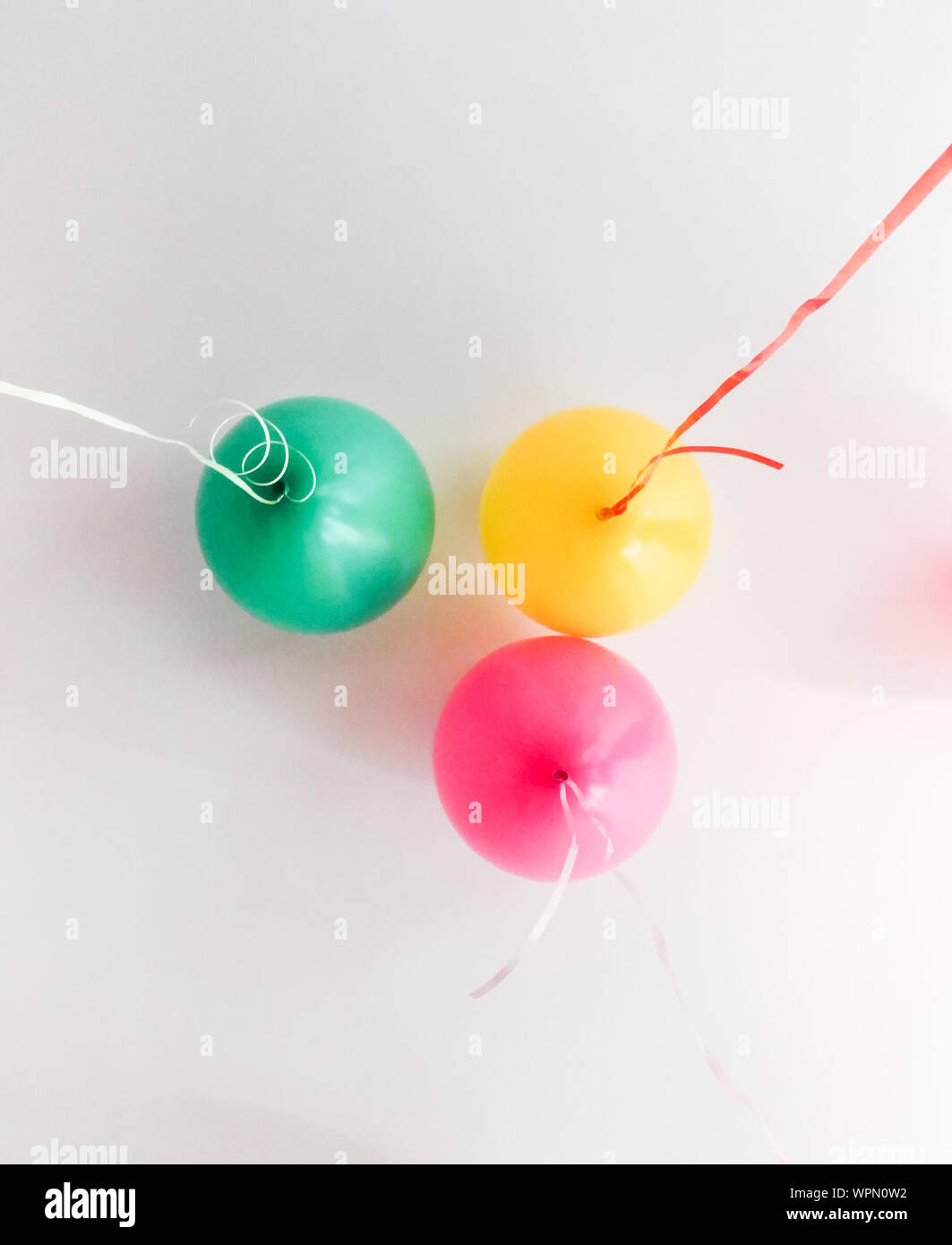 Colorful Balloons Ceiling Home Balloon Stock Photos