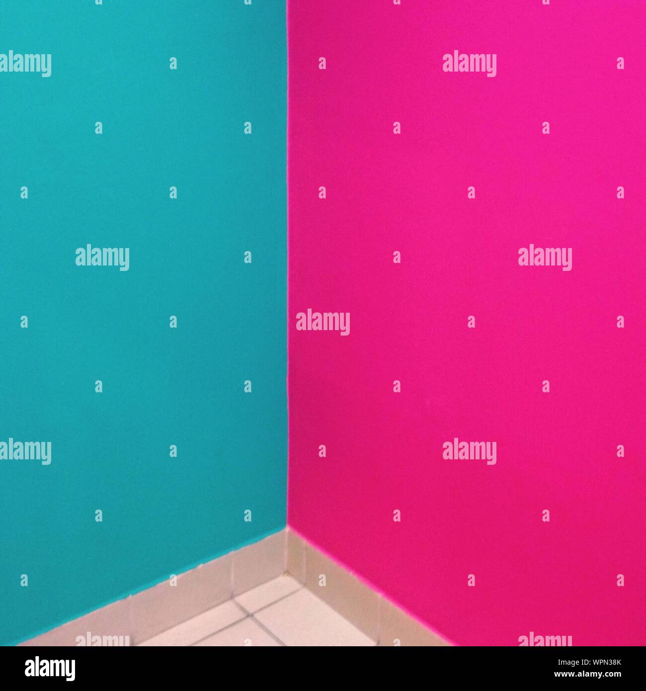 Blue painted building wall hires stock photography and images Alamy