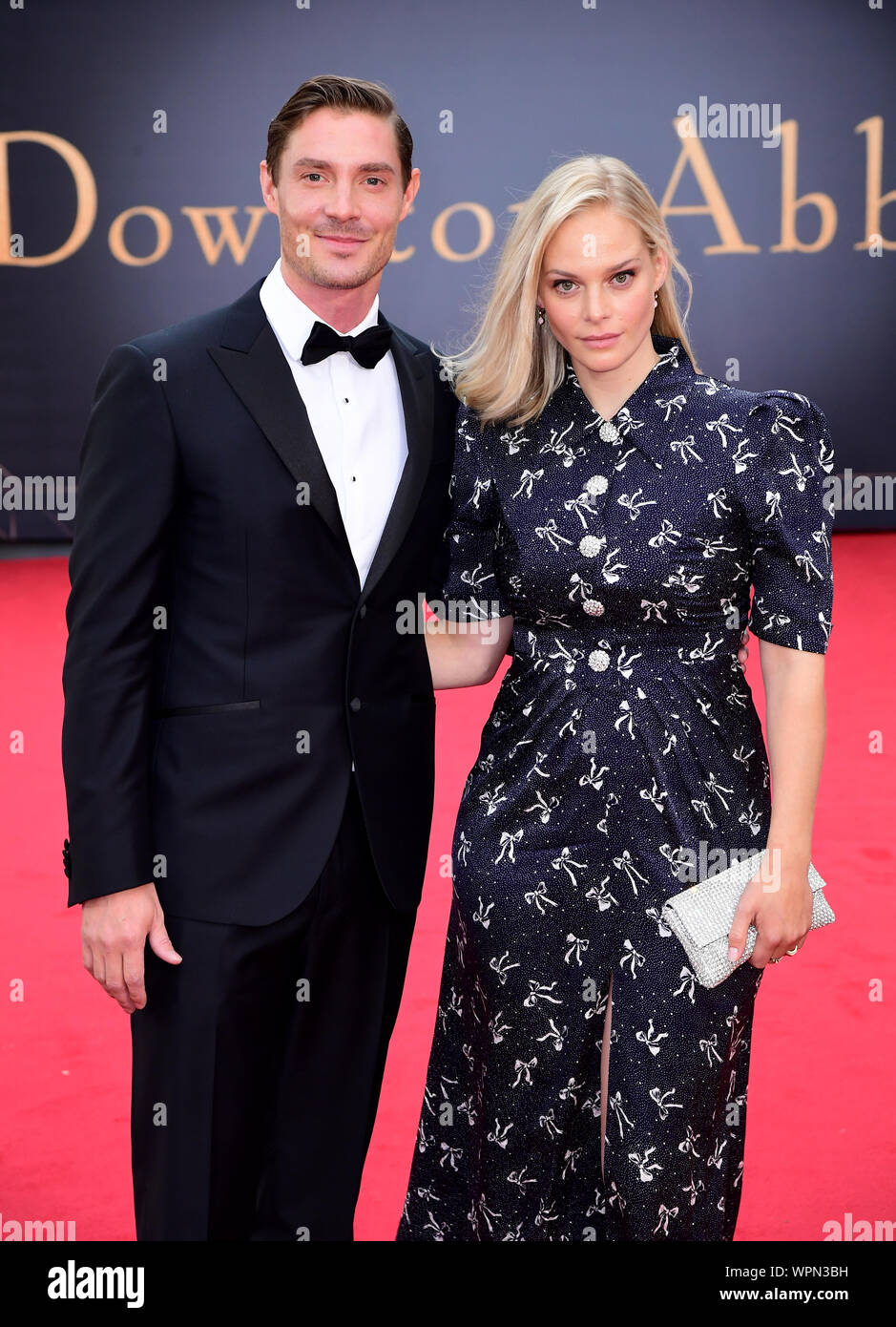 Max Brown and Annabelle Horsey attending the world premiere of Downton Abbey, held at the