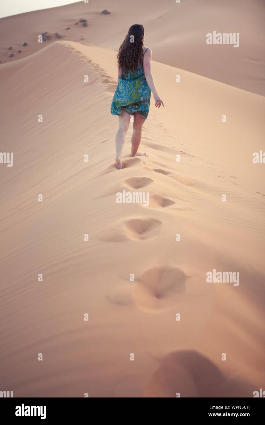 Woman footprint sand hi-res stock photography and images - Alamy