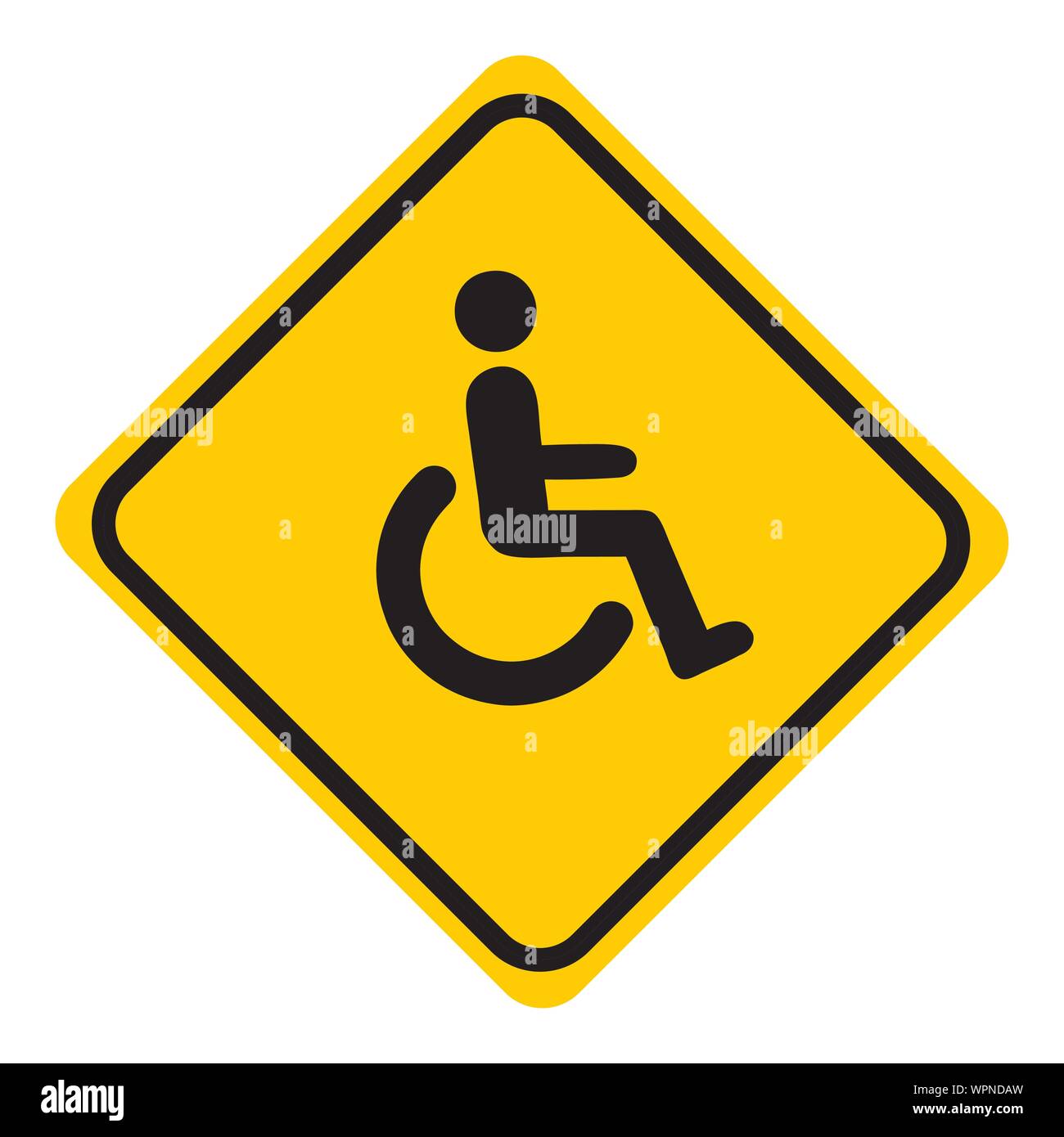 Disabled vector vectors hi-res stock photography and images - Alamy