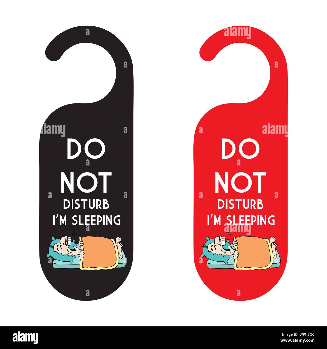 Door hanger Cut Out Stock Images & Pictures Alamy