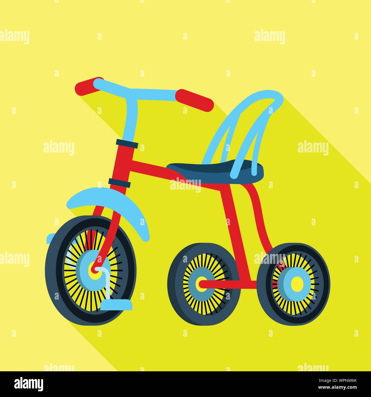 Hand pedal tricycle Stock Vector Images Alamy