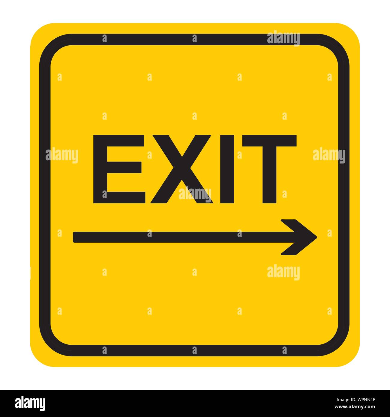 Exit only Stock Vector Images Alamy