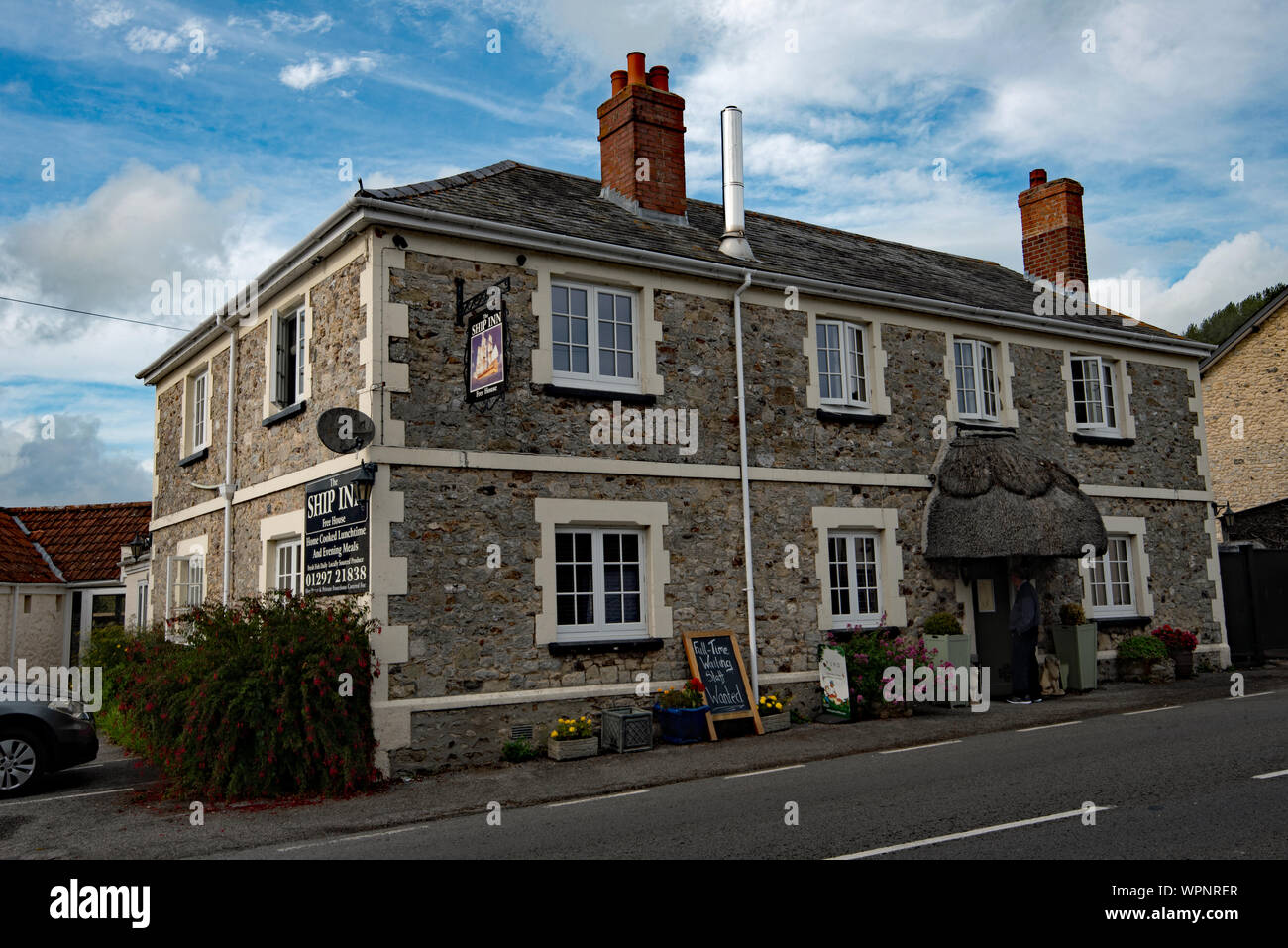 Ship Inn, Church Street, Axmouth, Devon. Stock Photo