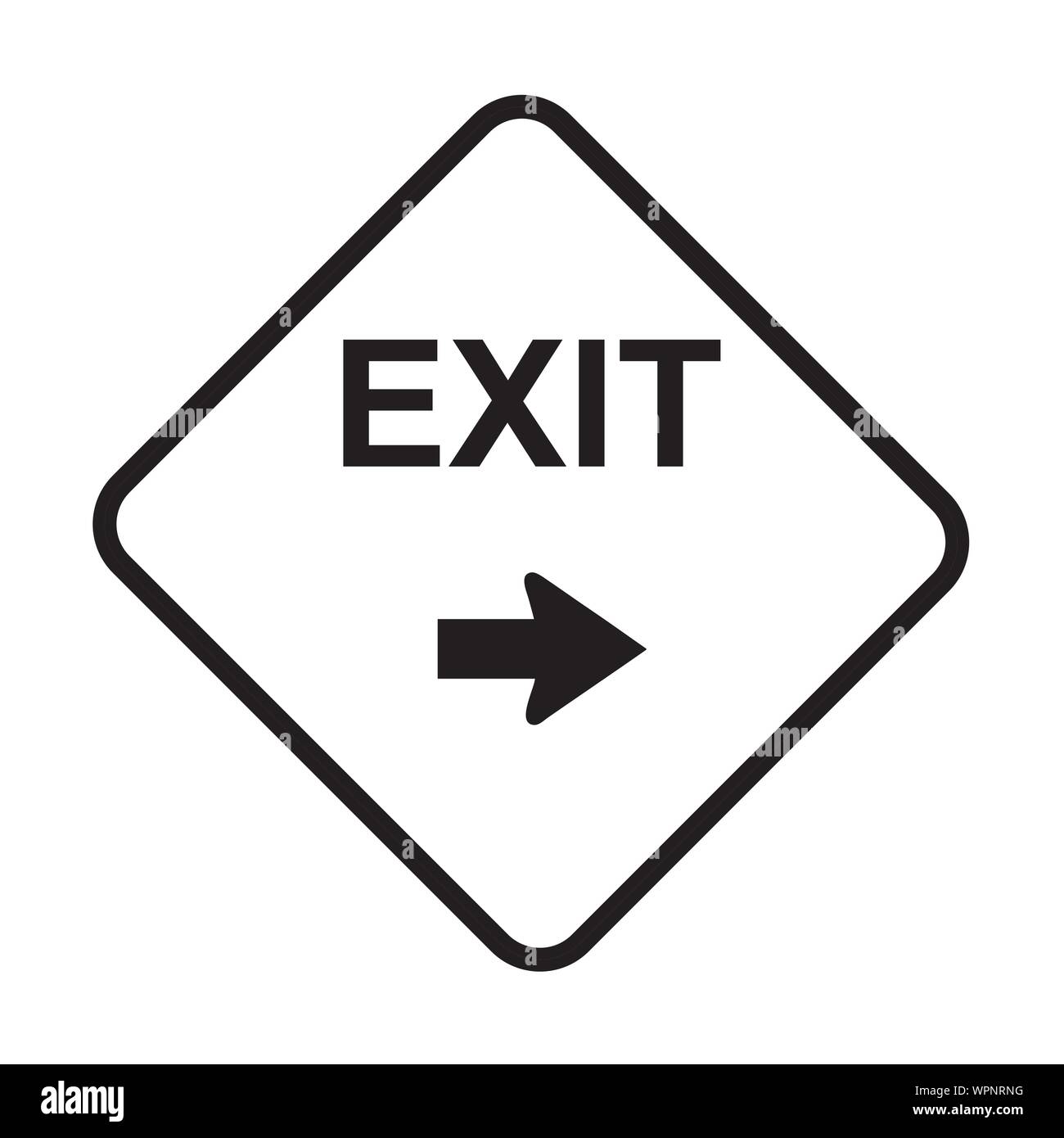 Emergency fire exit letter icon hires stock photography and images Alamy