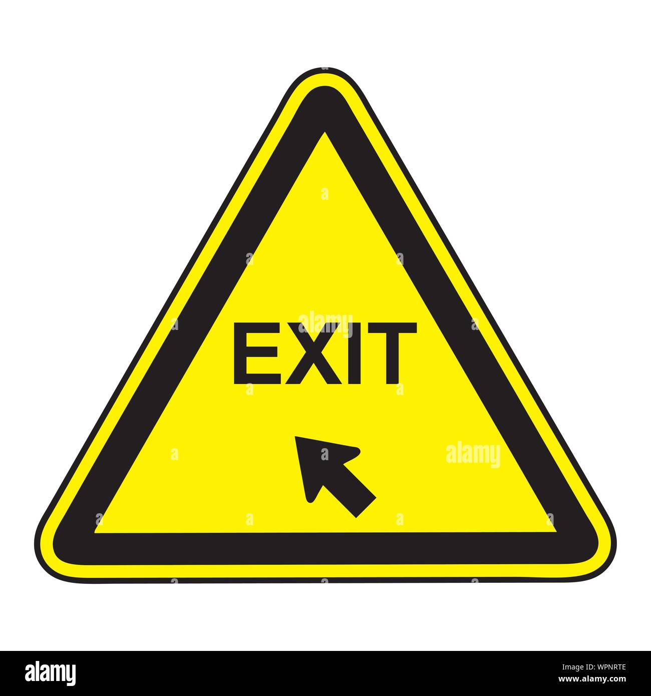 Exit only sign Stock Vector Images - Alamy