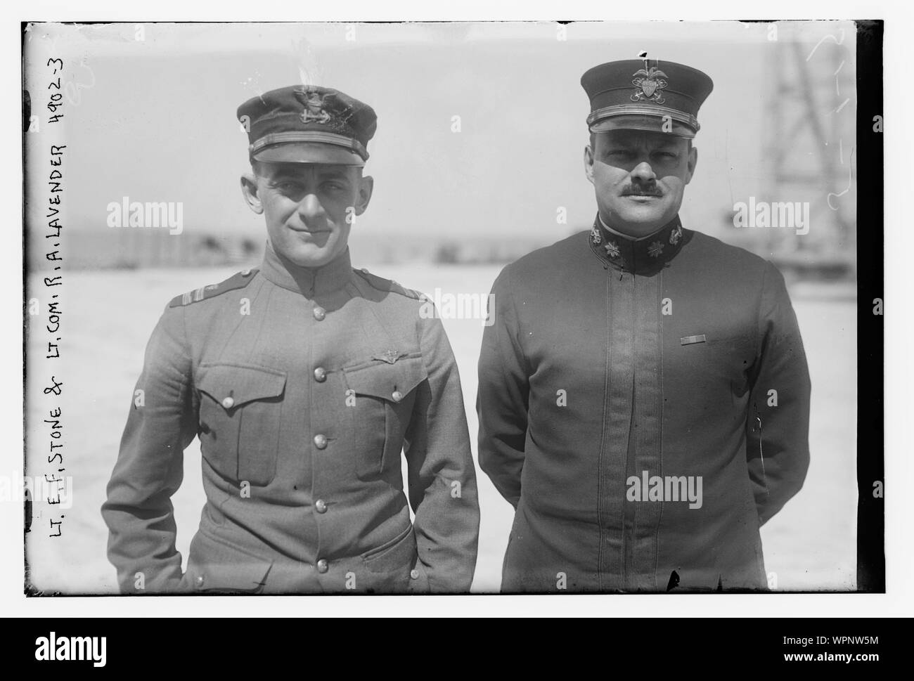Lt. E.F. Stone & Lt. Com. R.A. Lavender Stock Photo