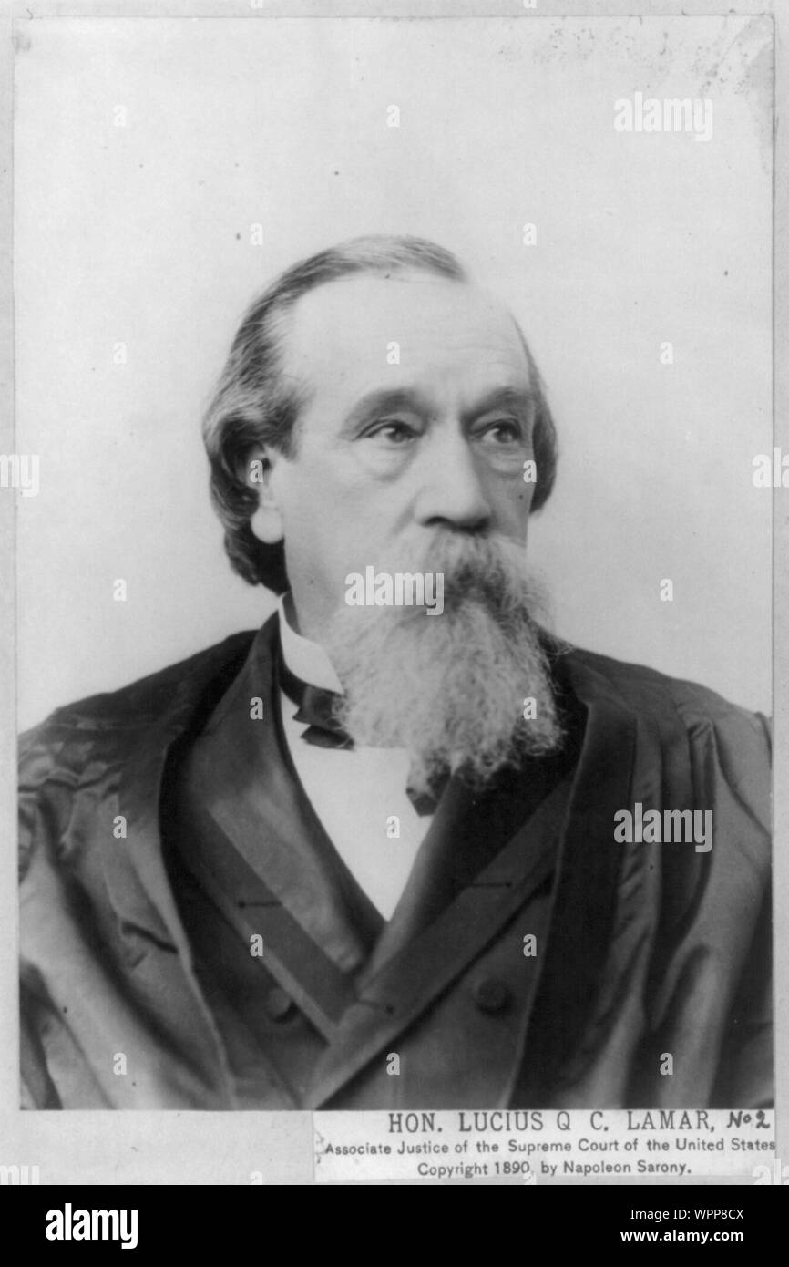 Lucius Quintus Cincinnatus Lamar, 1825-1893 2004681873 Stock Photo