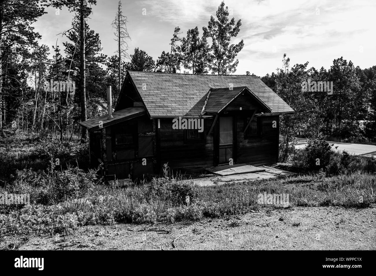 Day cabin Black and White Stock Photos & Images - Alamy