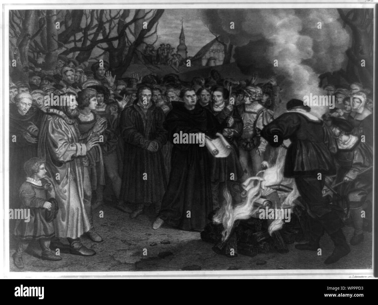 Wittenberg luther burn Black and White Stock Photos & Images - Alamy