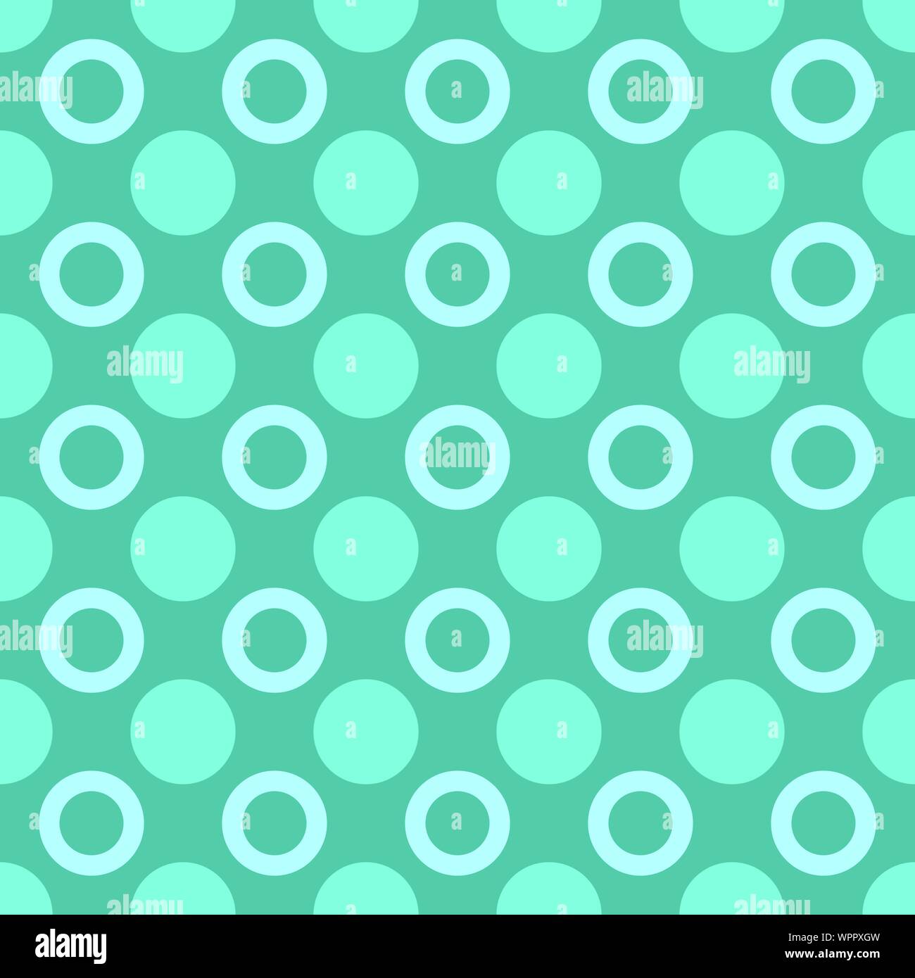Abstract geometrical circle pattern design background - colored vector graphic Stock Vector