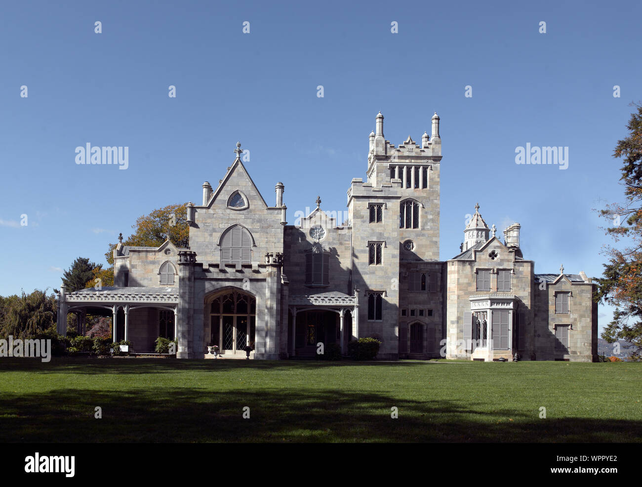 Lyndhurst, also known as Jay Gould Estate, Tarrytown, New York Stock Photo