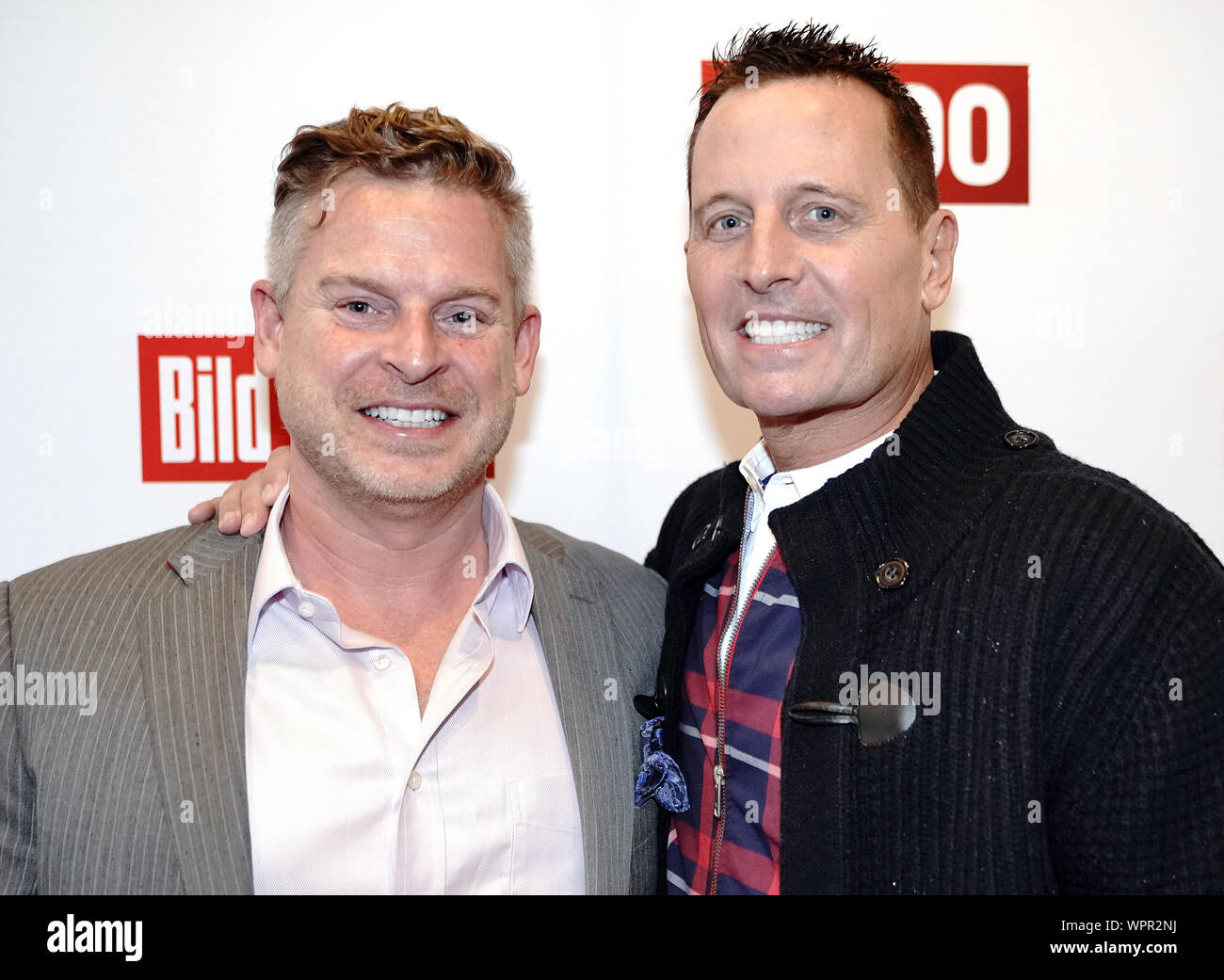 Berlin, Germany. 09th Sep, 2019. Richard Grenell (r), Ambassador of the