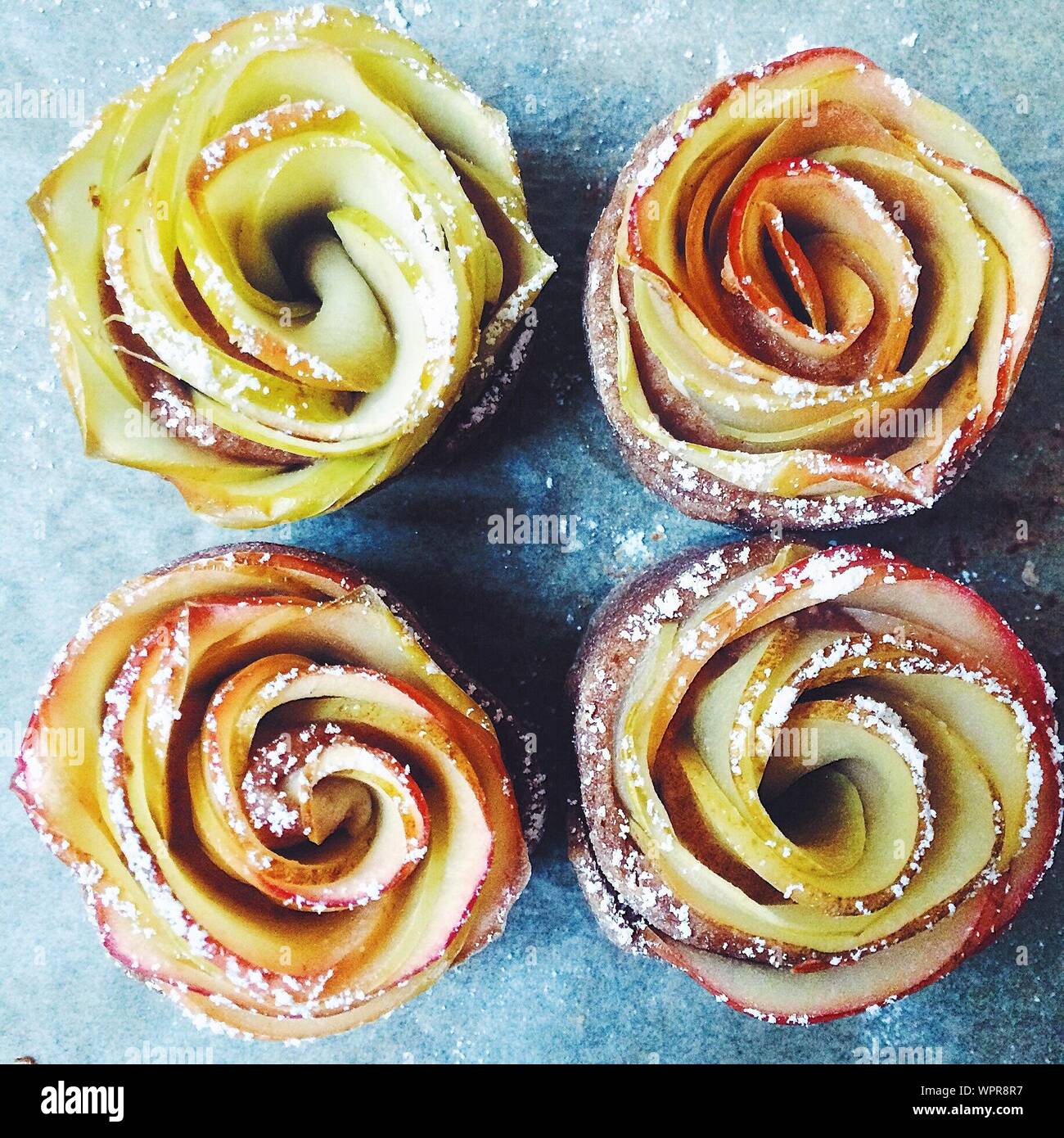Rose apple tarts hires stock photography and images Alamy