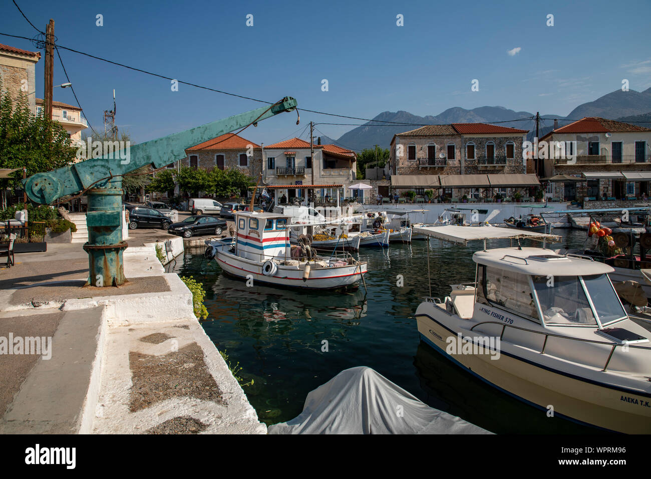 Stoupa Mani Greece Stock Photo